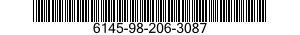 6145-98-206-3087 CABLE,POWER,ELECTRICAL 6145982063087 982063087