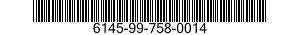 6145-99-758-0014 WIRE,ELECTRICAL 6145997580014 997580014