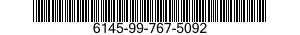 6145-99-767-5092 CABLE,SPECIAL PURPOSE,ELECTRICAL 6145997675092 997675092