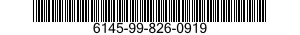 6145-99-826-0919 CABLE,ELECTRICAL 6145998260919 998260919