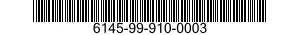 6145-99-910-0003 CABLE,SPECIAL PURPOSE,ELECTRICAL 6145999100003 999100003