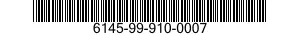 6145-99-910-0007 CABLE,POWER,ELECTRICAL 6145999100007 999100007