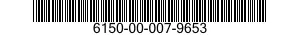 6150-00-007-9653  6150000079653 000079653