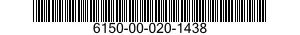 6150-00-020-1438  6150000201438 000201438