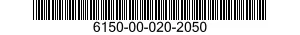 6150-00-020-2050 CABLE ASSEMBLY,SPECIAL PURPOSE,ELECTRICAL 6150000202050 000202050