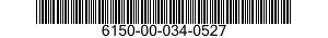 6150-00-034-0527  6150000340527 000340527
