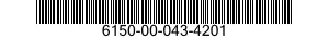 6150-00-043-4201  6150000434201 000434201