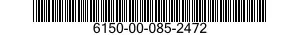 6150-00-085-2472  6150000852472 000852472
