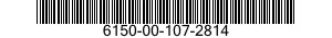 6150-00-107-2814  6150001072814 001072814