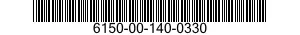 6150-00-140-0330  6150001400330 001400330