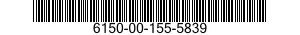 6150-00-155-5839  6150001555839 001555839