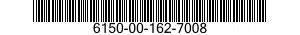 6150-00-162-7008  6150001627008 001627008