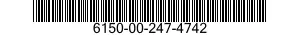 6150-00-247-4742 CABLE ASSEMBLY,SPECIAL PURPOSE,ELECTRICAL 6150002474742 002474742