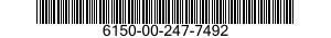 6150-00-247-7492  6150002477492 002477492