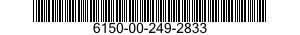 6150-00-249-2833  6150002492833 002492833
