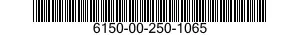6150-00-250-1065  6150002501065 002501065