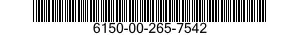 6150-00-265-7542  6150002657542 002657542