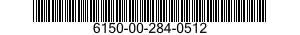 6150-00-284-0512  6150002840512 002840512