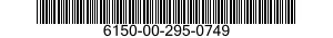 6150-00-295-0749  6150002950749 002950749