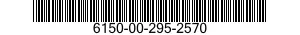 6150-00-295-2570  6150002952570 002952570