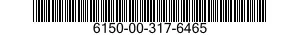 6150-00-317-6465  6150003176465 003176465