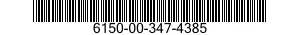 6150-00-347-4385  6150003474385 003474385