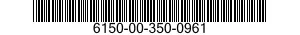 6150-00-350-0961 CABLE ASSEMBLY,PRINTED,FLEXIBLE 6150003500961 003500961