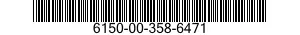 6150-00-358-6471  6150003586471 003586471