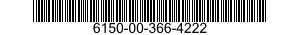 6150-00-366-4222  6150003664222 003664222