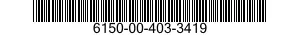 6150-00-403-3419 CABLE ASSEMBLY,SPECIAL PURPOSE,ELECTRICAL 6150004033419 004033419