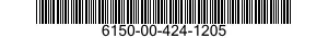 6150-00-424-1205  6150004241205 004241205