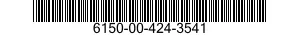 6150-00-424-3541  6150004243541 004243541