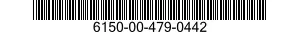 6150-00-479-0442 CABLE ASSEMBLY,SPECIAL PURPOSE,ELECTRICAL,BRANCHED 6150004790442 004790442