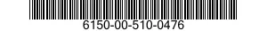 6150-00-510-0476 CABLE AND CONDUIT ASSEMBLY,ELECTRICAL 6150005100476 005100476