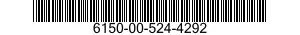 6150-00-524-4292  6150005244292 005244292
