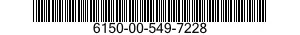 6150-00-549-7228  6150005497228 005497228