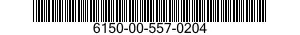 6150-00-557-0204  6150005570204 005570204