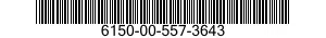 6150-00-557-3643  6150005573643 005573643