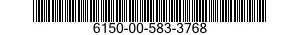 6150-00-583-3768  6150005833768 005833768