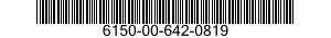 6150-00-642-0819  6150006420819 006420819