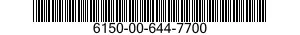 6150-00-644-7700  6150006447700 006447700