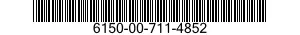 6150-00-711-4852  6150007114852 007114852