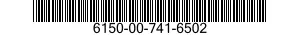 6150-00-741-6502  6150007416502 007416502