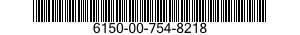 6150-00-754-8218  6150007548218 007548218