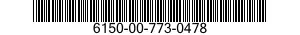 6150-00-773-0478  6150007730478 007730478