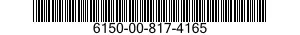6150-00-817-4165  6150008174165 008174165