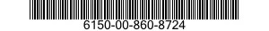 6150-00-860-8724  6150008608724 008608724