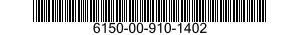 6150-00-910-1402  6150009101402 009101402