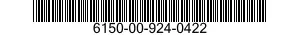 6150-00-924-0422  6150009240422 009240422