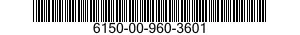 6150-00-960-3601  6150009603601 009603601
